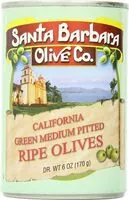 Mängden socker i Green pitted california ripe olives LARGE