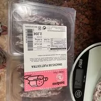 Mängden socker i Snacks de fuet extra