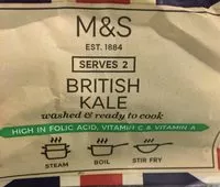Mängden socker i British kale