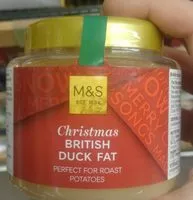 Mängden socker i Christmas British Duck Fat