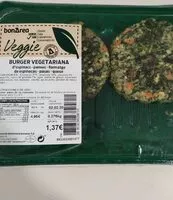 Mängden socker i Burger vegetariana