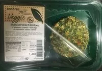 Mängden socker i Burger vegeteriana