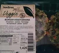 Mängden socker i Burger vegetariana