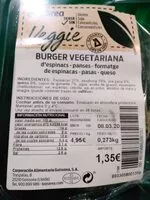 Mängden socker i Burger vegetariana