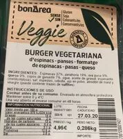 Mängden socker i Burger vegetariana