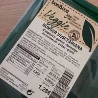 Mängden socker i Burger vegetariana