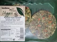 Mängden socker i Burger vegetariana