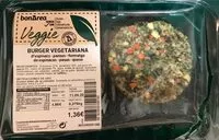 Mängden socker i Burger vegetariana