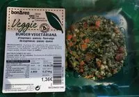 Mängden socker i Burger vegetariana