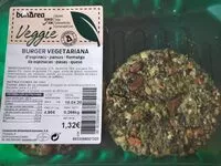 Mängden socker i Burger vegetariana