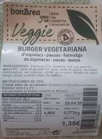 Mängden socker i Burger vegetariana