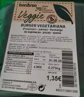 Mängden socker i Burguer vegetariana