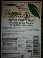 Mängden socker i Burger vegetariana
