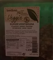 Mängden socker i Burger vegetariana