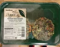 Mängden socker i Burger vegetariana