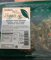Mängden socker i Burger vegetariana