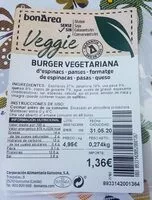 Mängden socker i Burger vegetariana