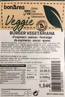 Mängden socker i Burger vegetariana