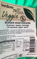 Mängden socker i Burger vegetariana