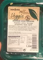 Mängden socker i Burger vegetariana