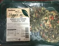 Mängden socker i Burger vegetariana