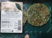 Mängden socker i Burger vegetariana