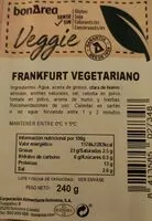 Mängden socker i Frankfurt vegetariano