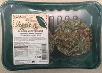 Mängden socker i Burger vegetariana