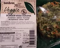 Mängden socker i Burger vegetariana