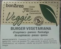 Mängden socker i Burger vegetariana