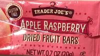 Mängden socker i Apple rasberry dried fuit bars