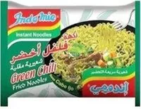 Mängden socker i Indomie Instant Pillow Green Chilli Fried Noodles