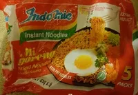 Mängden socker i Mi Goreng Instant Fried Noodles