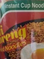 Mängden socker i Mi Goreng Instant Noodles Fried Cup