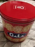 Mängden socker i Crackers GALA