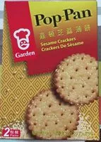 Mängden socker i Pop Pan sesame crackers