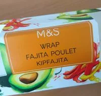 Mängden socker i Wrap Fajita Poulet