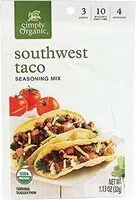 Mängden socker i Southwest taco