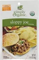 Mängden socker i Sloppy joe