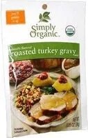 Mängden socker i Simply organic roasted turkey flavored gravy mix