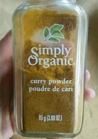 Mängden socker i Poudre de curry