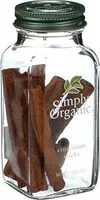 Mängden socker i Cinnamon sticks organic whole