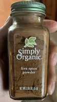 Mängden socker i five spice powder