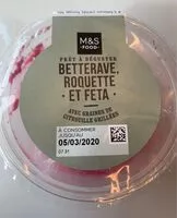 Mängden socker i Betterave roquette et Feta