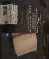 Mängden socker i 2 dos de cabillaud