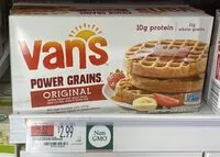 Mängden socker i Vans power grains waffles totally orginal