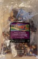 Mängden socker i Just a handful of almonds, cranberries & cashews trek mix