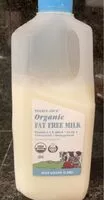 Mängden socker i Organic Fat Free Milk