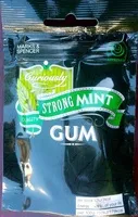 Mängden socker i Curiously strong mint Gum