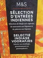 Mängden socker i Sélections d’entrées indiennes